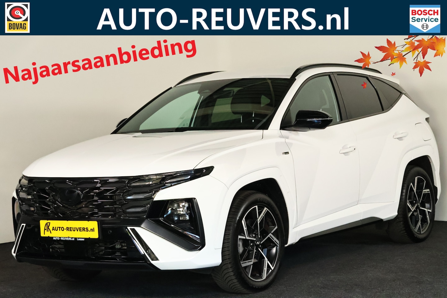 Hyundai Tucson - 1.6 T-GDI PHEV N Line 4WD Navi / ACC / Camera / Carplay / HUD - AutoWereld.nl