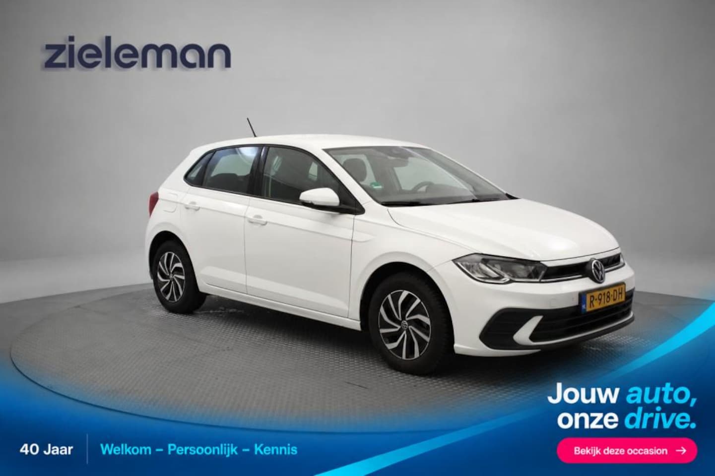 Volkswagen Polo - 1.0 TSI Life Business - Digitaal Cockpit, Carplay, Adapt. Cruise, Clima, Stoelverw. - AutoWereld.nl