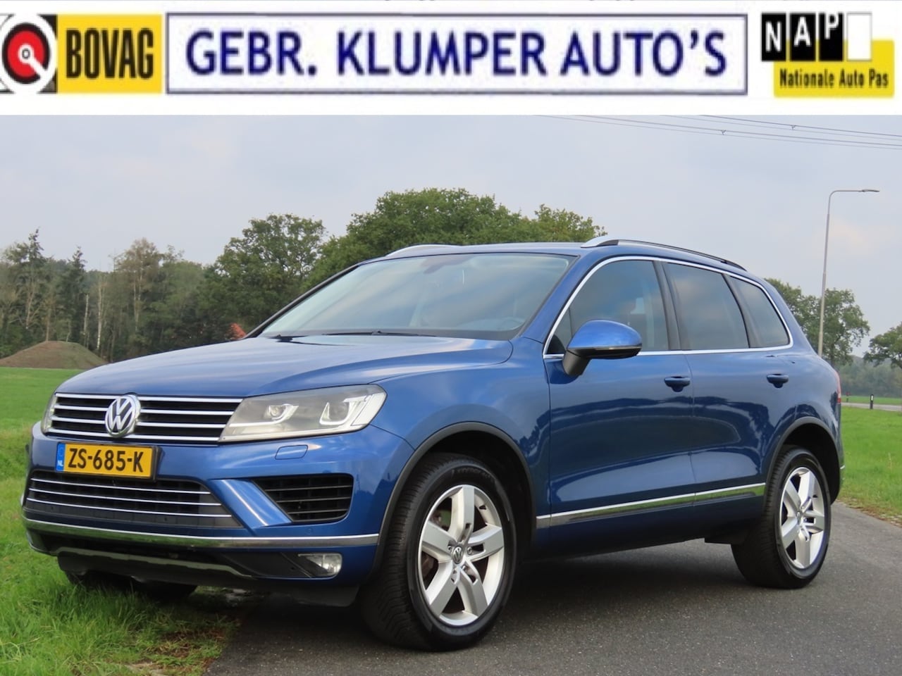 Volkswagen Touareg - 3.6 V6 Highline Aut., 1e Eig., Pano, Leer, Cruise, ECC, Xenon/LED - AutoWereld.nl