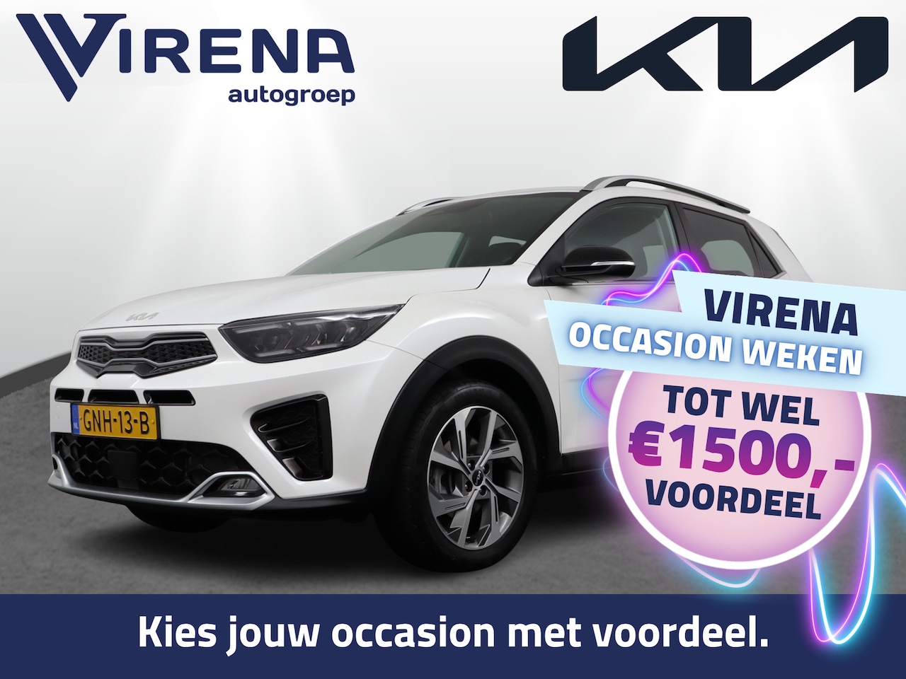 Kia Stonic - 1.0 T-GDi MHEV GT-Line - Carplay/Android Auto - Cruise Control - Climate Control - Navigat - AutoWereld.nl