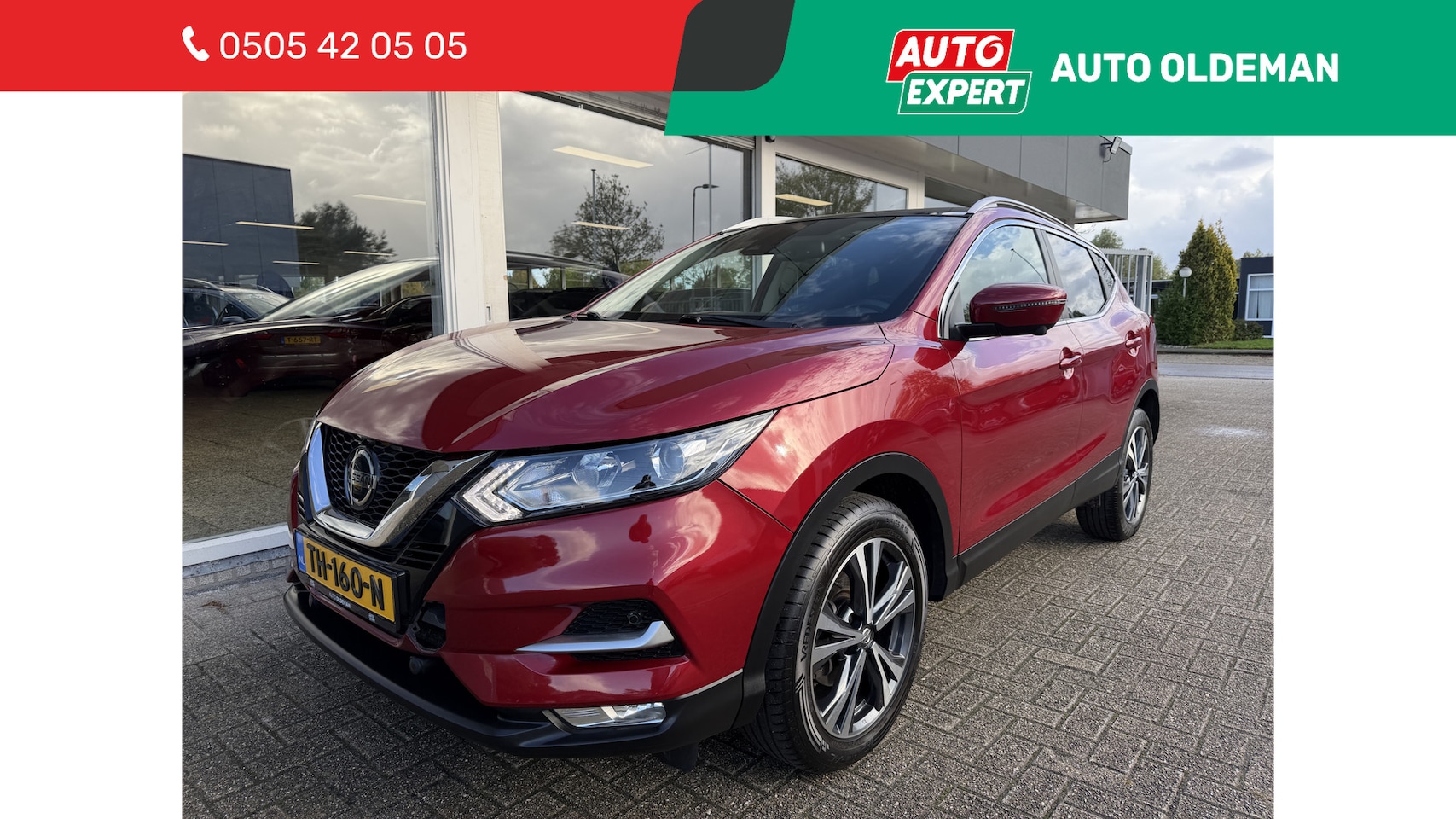 Nissan Qashqai - 1.2 N-Connecta Automaat 360 camera Panoramadak Navi - AutoWereld.nl