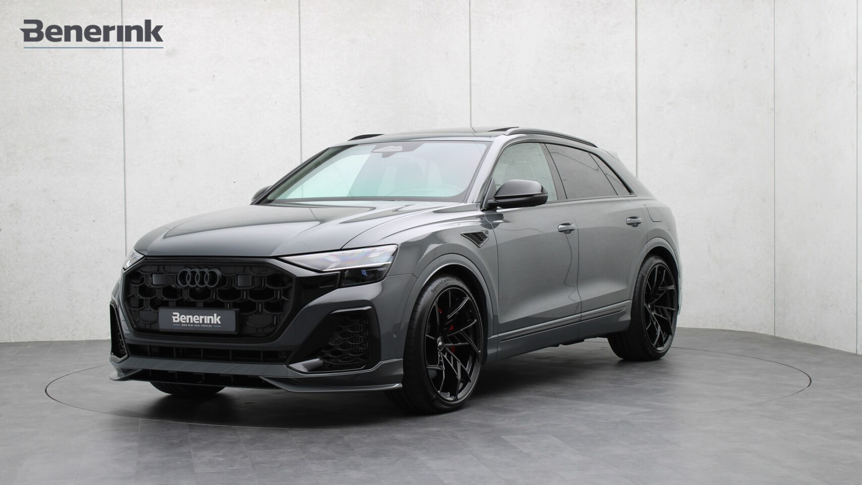 Audi Q8 - 60 TFSI e quattro ABT 'Grigio Telesto' | B&O 3D | Massage | Head-up | Panoramadak | Soft-C - AutoWereld.nl