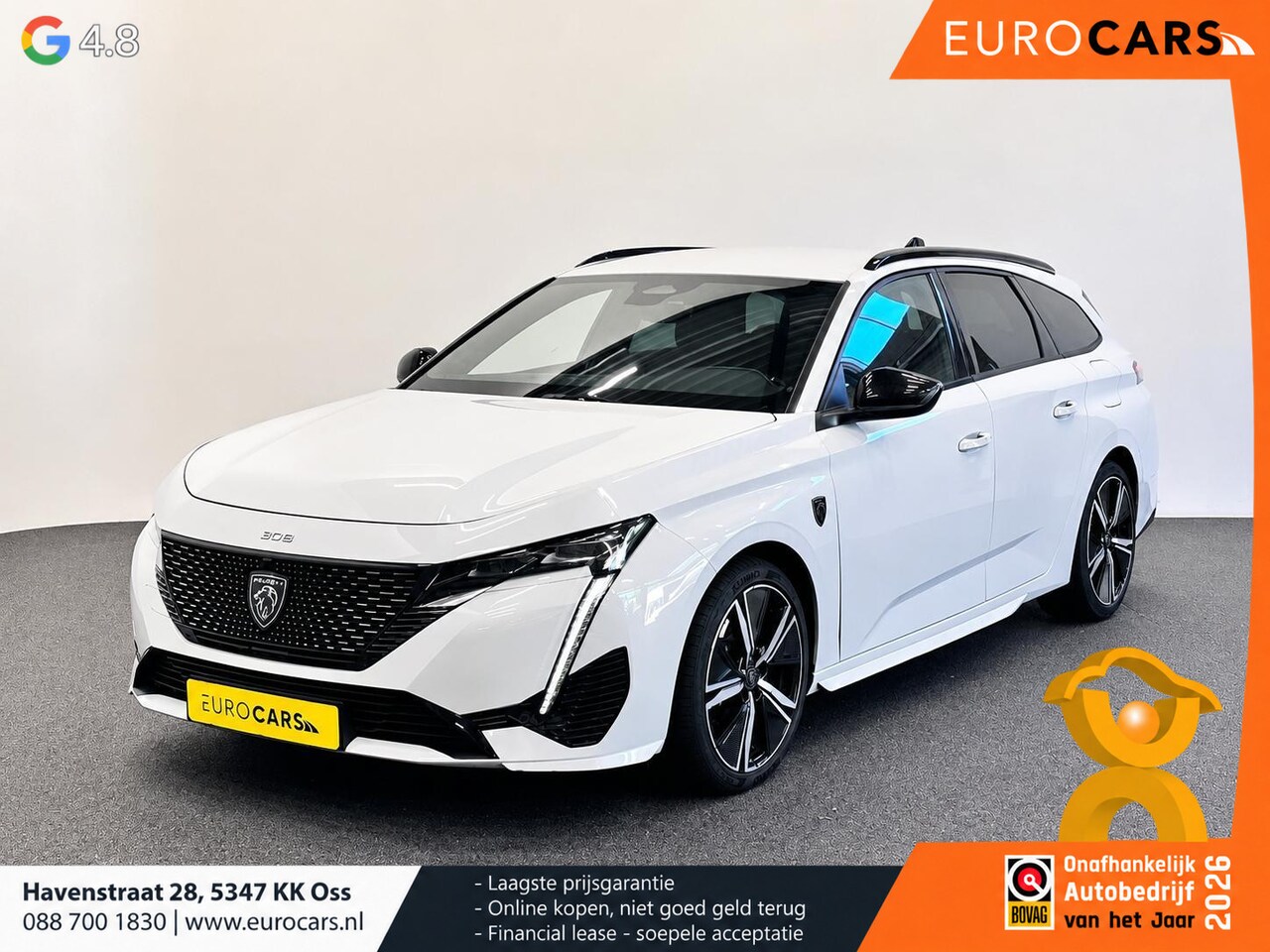 Peugeot 308 SW - 1.6 Plug-in Hybrid 225 GT Navigatie Apple Carplay/Android Auto Camera Parkeersensoren Adap - AutoWereld.nl