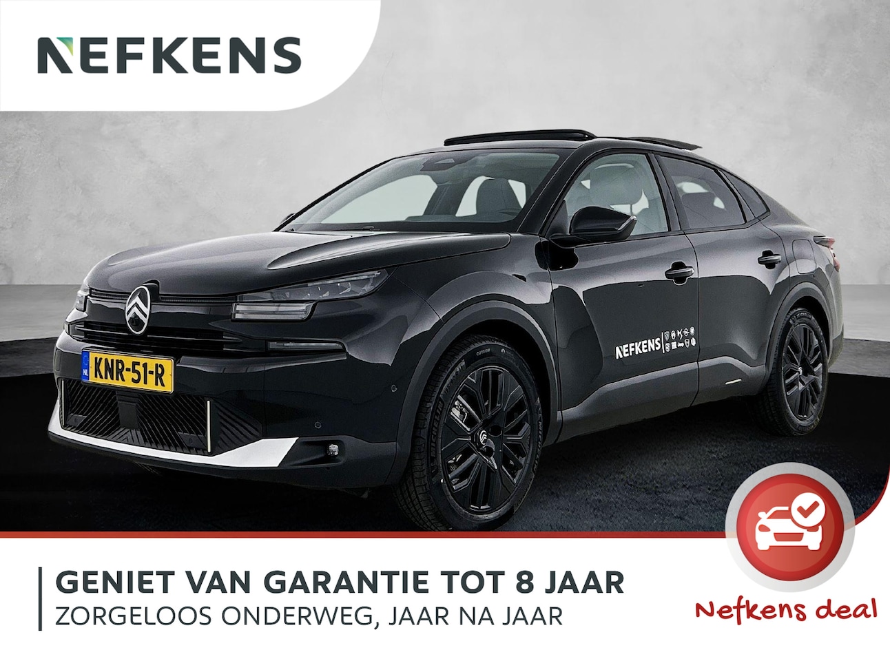 Citroën Ë-C4 X - Max 156pk Extended range 54 kWh | DEMO DEAL | Adaptieve cruise control | Panoramisch schui - AutoWereld.nl