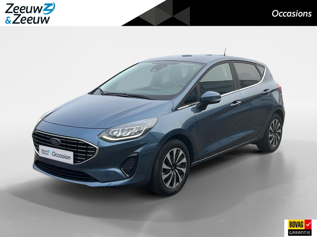 Ford Fiesta - 1.0 EcoBoost Titanium 125pk | Stoel- stuur en voorruitverwarming | Navigatie via Apple Car - AutoWereld.nl