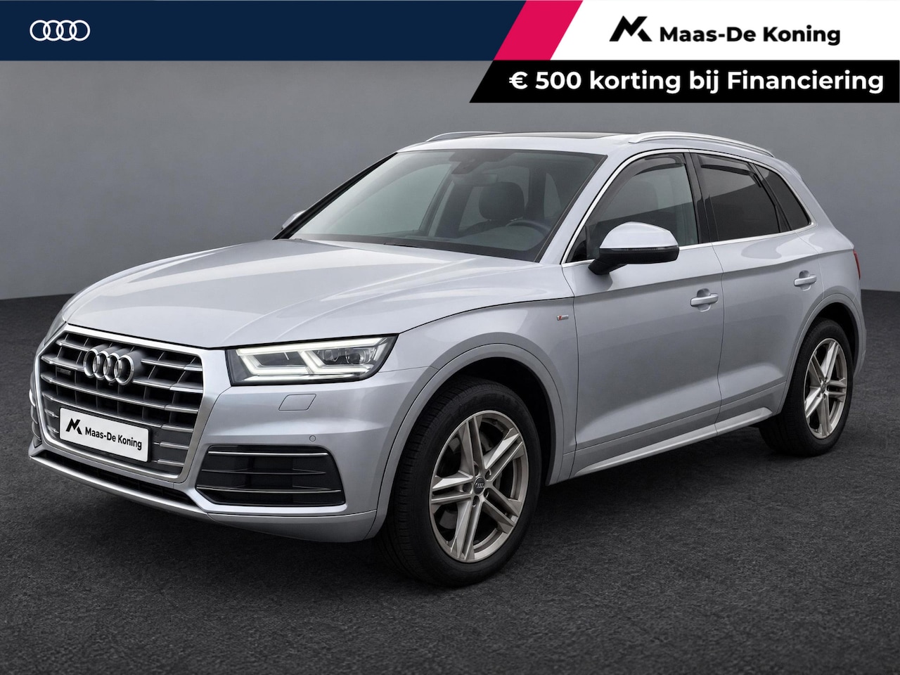 Audi Q5 - 2.0TFSI/252PK quattro S Line Edition · Panoramadak · Leder · Trekhaak · Camera · Luchtveri - AutoWereld.nl
