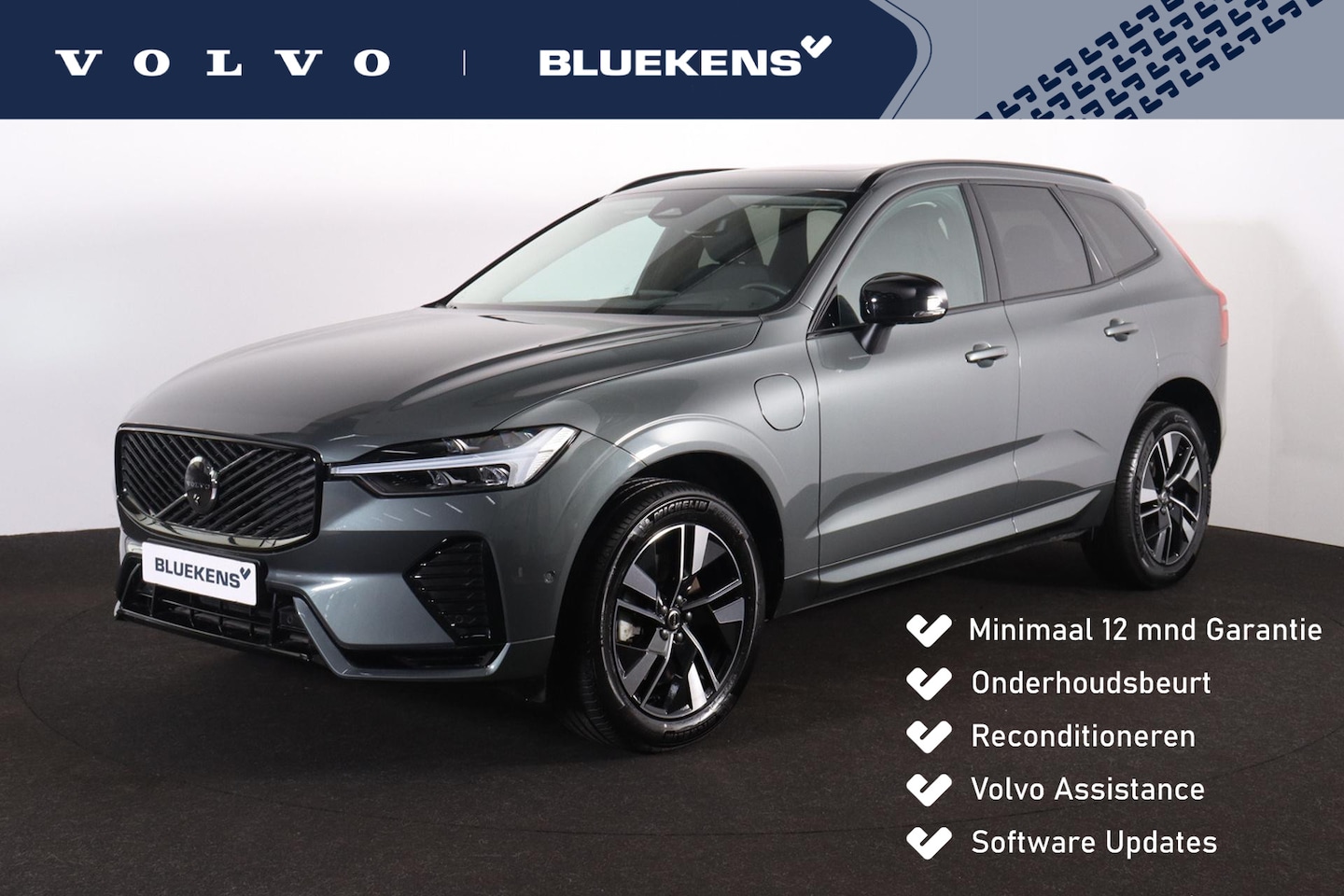 Volvo XC60 - T6 Recharge AWD Plus Dark - Panorama/schuifdak - IntelliSafe Assist & Surround - 360º Came - AutoWereld.nl