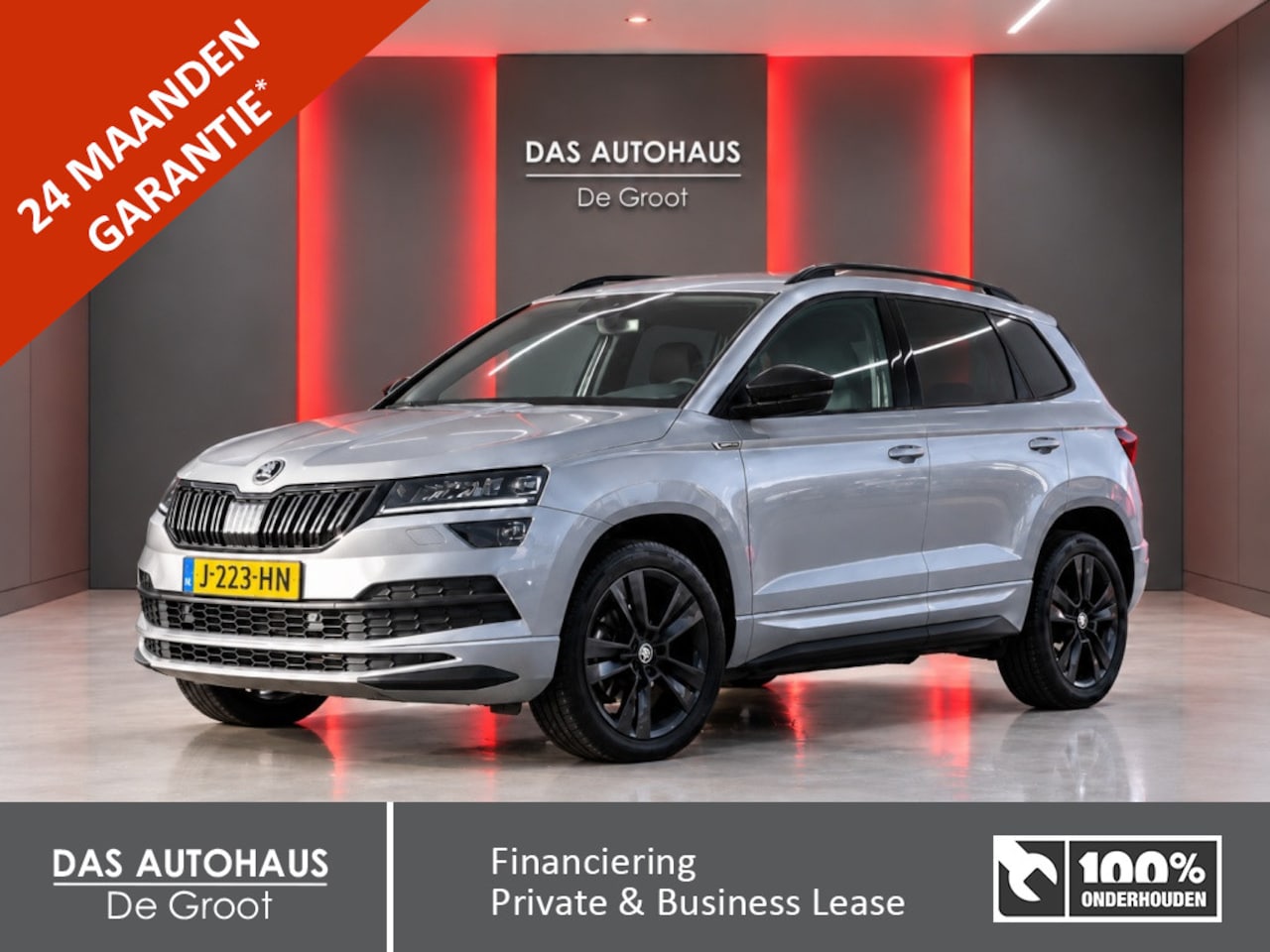 Skoda Karoq - 1.5 TSI DSG Sportline | Sportstoelen | Camera | Carplay | LED - AutoWereld.nl