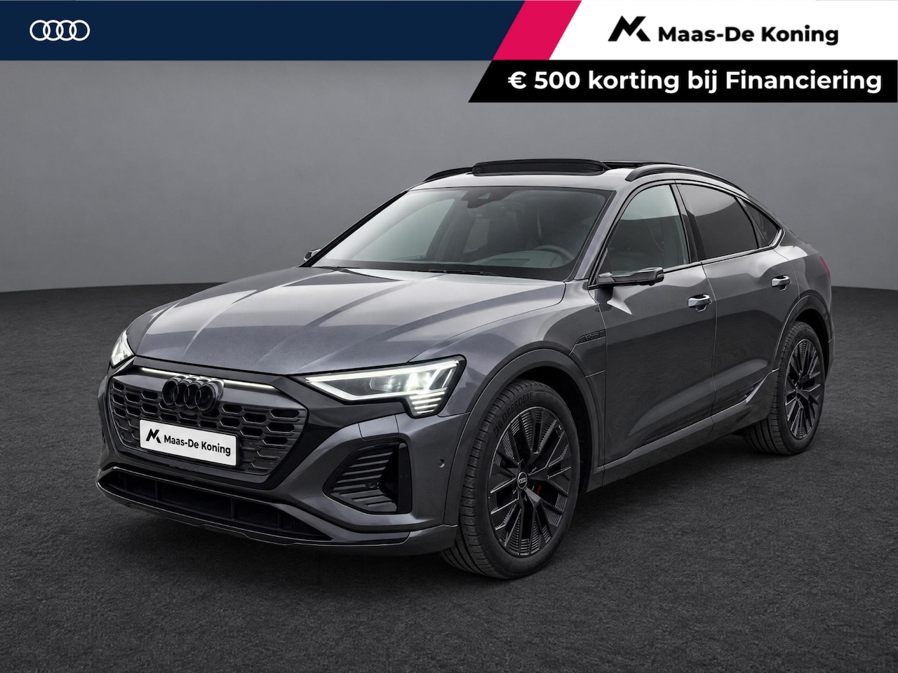 Audi Q8 Sportback e-tron - 55 quattro S Line 115 kWh 300kW/408PK · Panoramadak · Luchtvering · 360°Camera · Drive sel - AutoWereld.nl
