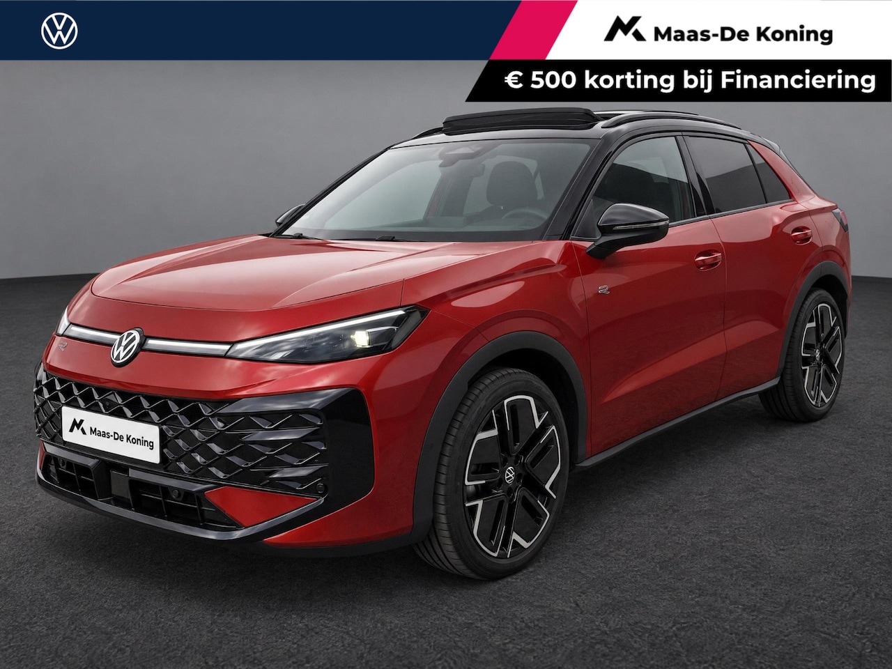 Volkswagen T-Roc - 1.5eTSI/150PK R-Line Black Style · Panoramadak · Leder · 360°Camera · Trekhaak · Garantie - AutoWereld.nl