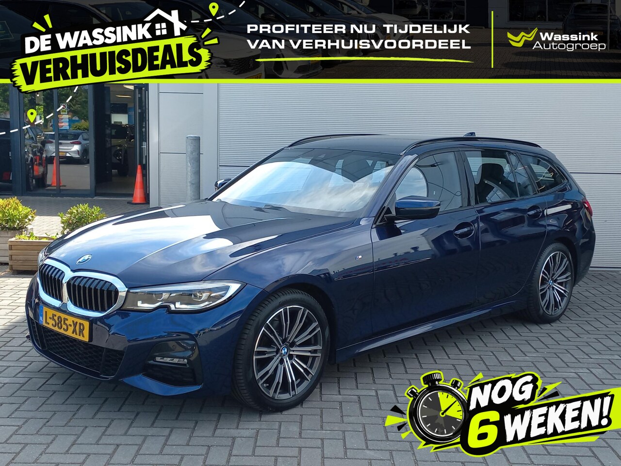 BMW 3-serie Touring - 318i 2.0 156pk Automaat Business Edition + M-Sportpakket | Climate control | Navigatie | 1 - AutoWereld.nl