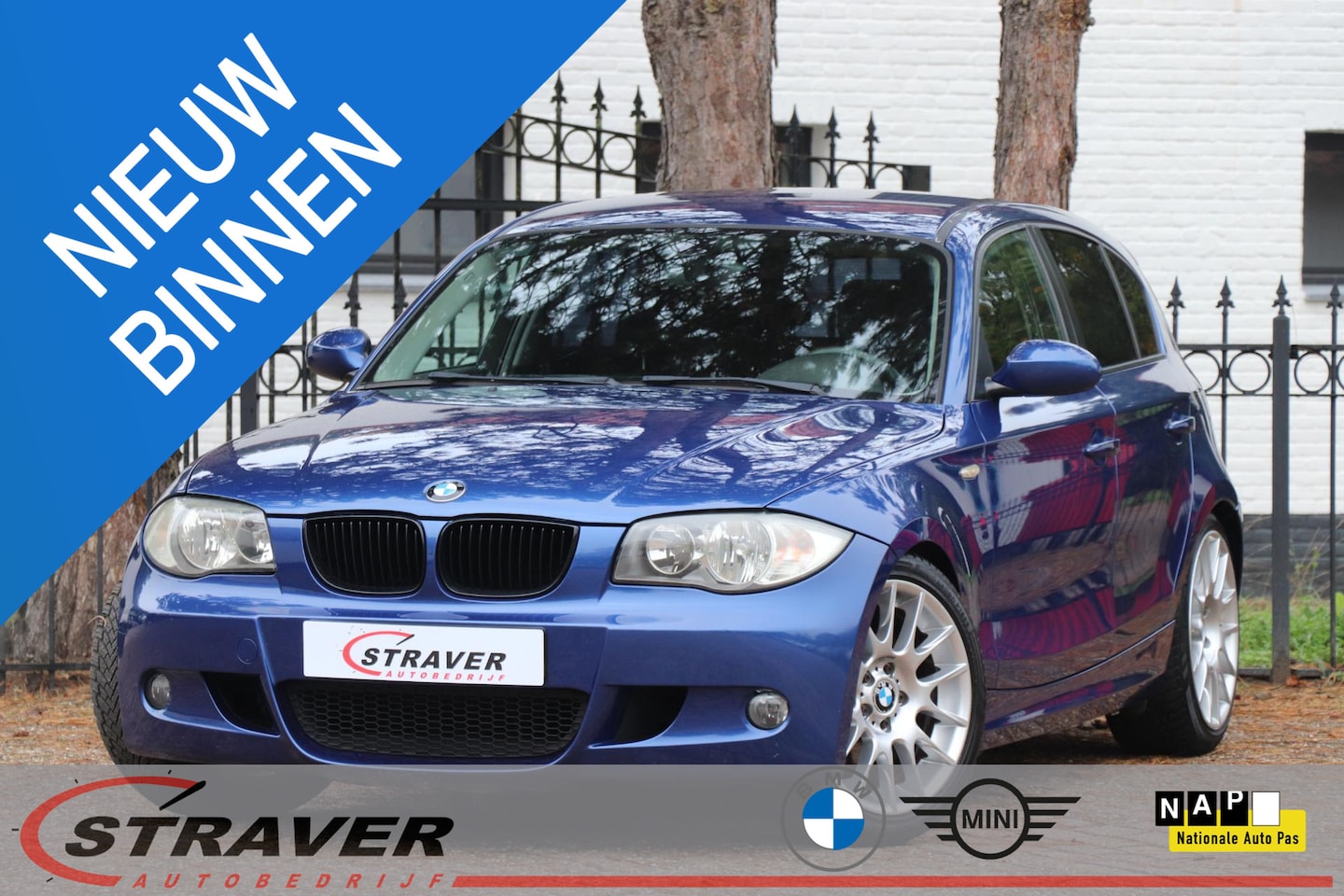 BMW 1-serie - 118i |Montego blau |M Motorsport wielen - AutoWereld.nl