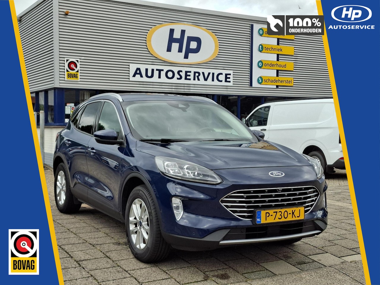 Ford Kuga - 2.5 PHEV Titanium X SOH 96%/Trekhaak Wegklapbaar/Adaptive Cruisecontrol/ParkAssist /B&O/Ca - AutoWereld.nl
