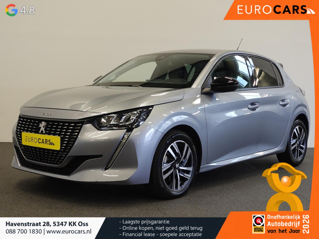 Peugeot 208 - 1.2 PureTech 100pk Aut. Allure Pack Navigatie Apple Carplay/Android Auto Parkeersensor ac - AutoWereld.nl