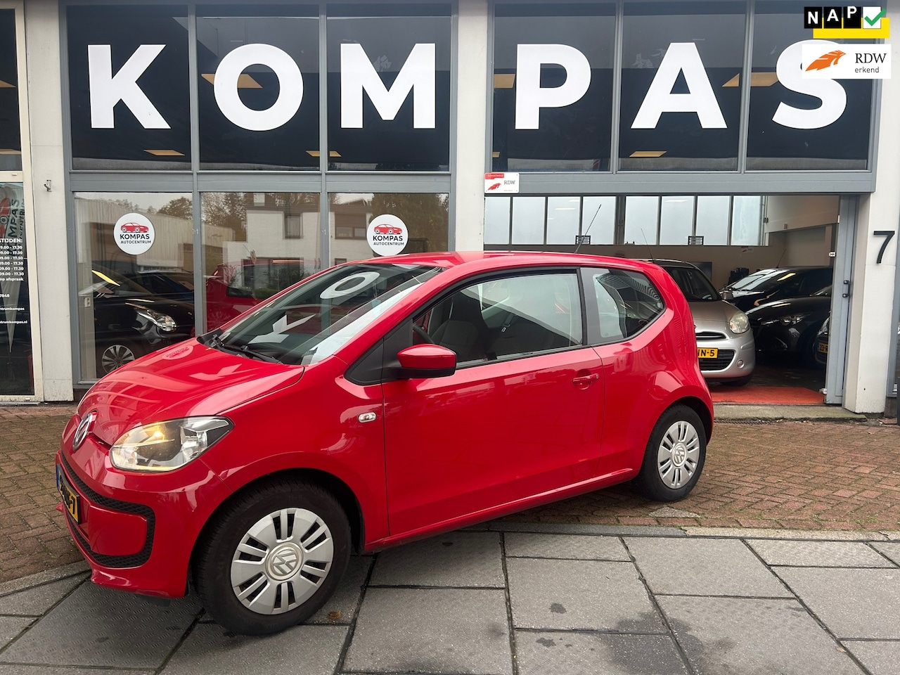 Volkswagen Up! - 1.0 |ORG.NL|1EIG.|NAP|APK|DEALER OH|Bluetooth|USB|EL.Ramen|Aux|3DEURS - AutoWereld.nl