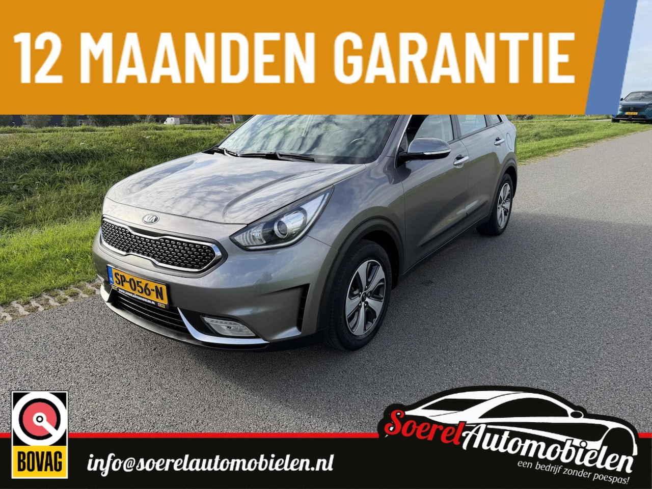 Kia Niro - 1.6 GDi Hybrid DynamicLine NAV CAMERA TREKH LEER - AutoWereld.nl