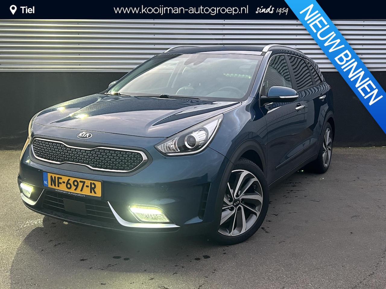 Kia Niro - 1.6 GDi Hybrid SportsLine Trekhaak, Stoelverwarming, Stuurwiel verwarming, Stoelkoeling, D - AutoWereld.nl