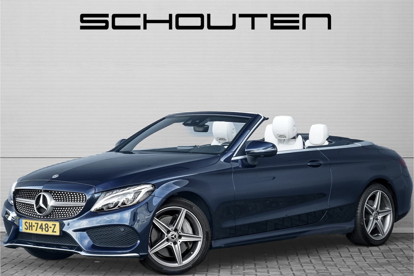 Mercedes-Benz C-klasse Cabrio - 250 Premium Plus AMG Luchtvering 360° Airscarf - AutoWereld.nl