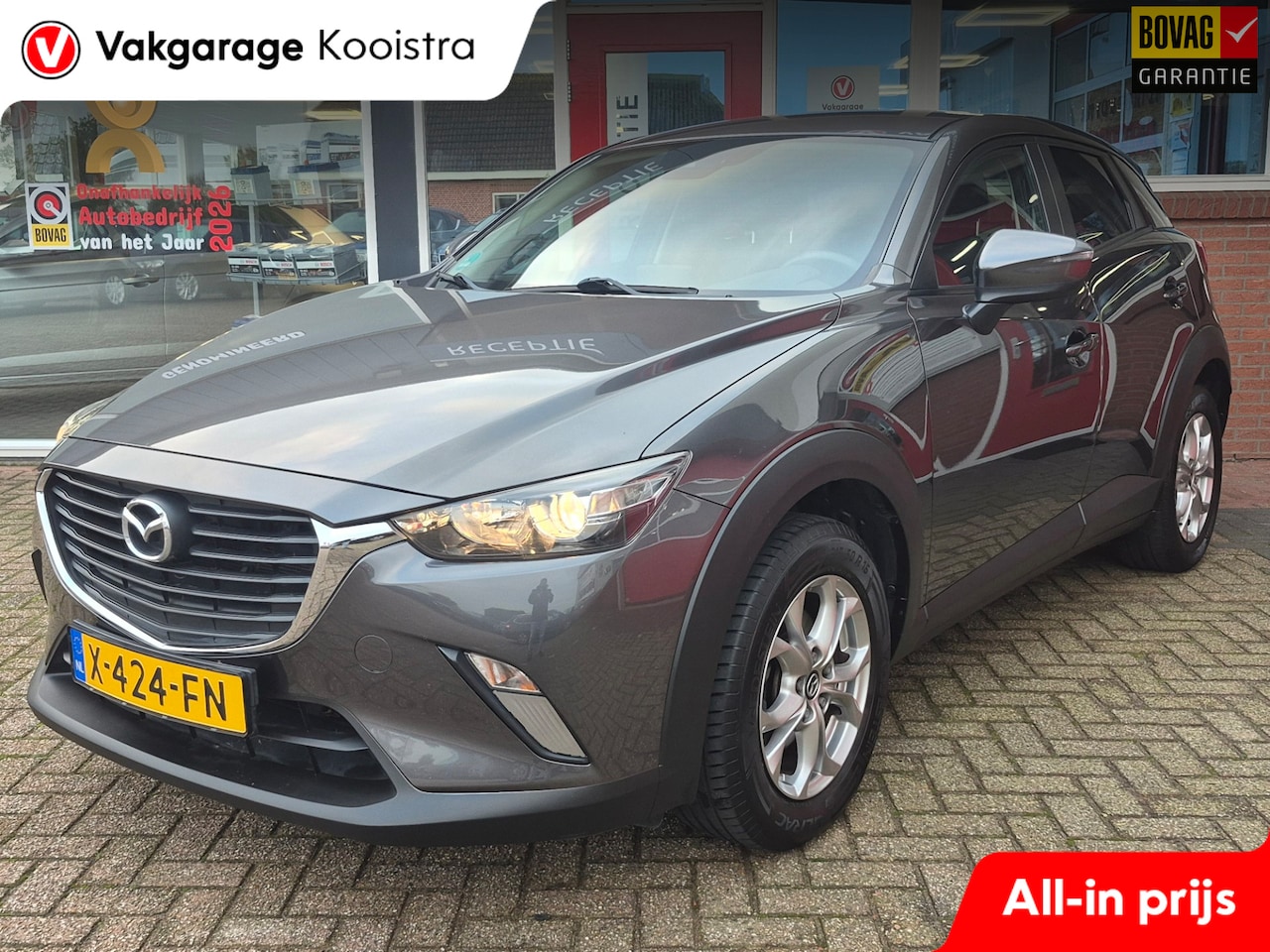 Mazda CX-3 - 2.0 SkyActiv-G 120 Dynamic|Navi|PDC|Trekhaak - AutoWereld.nl