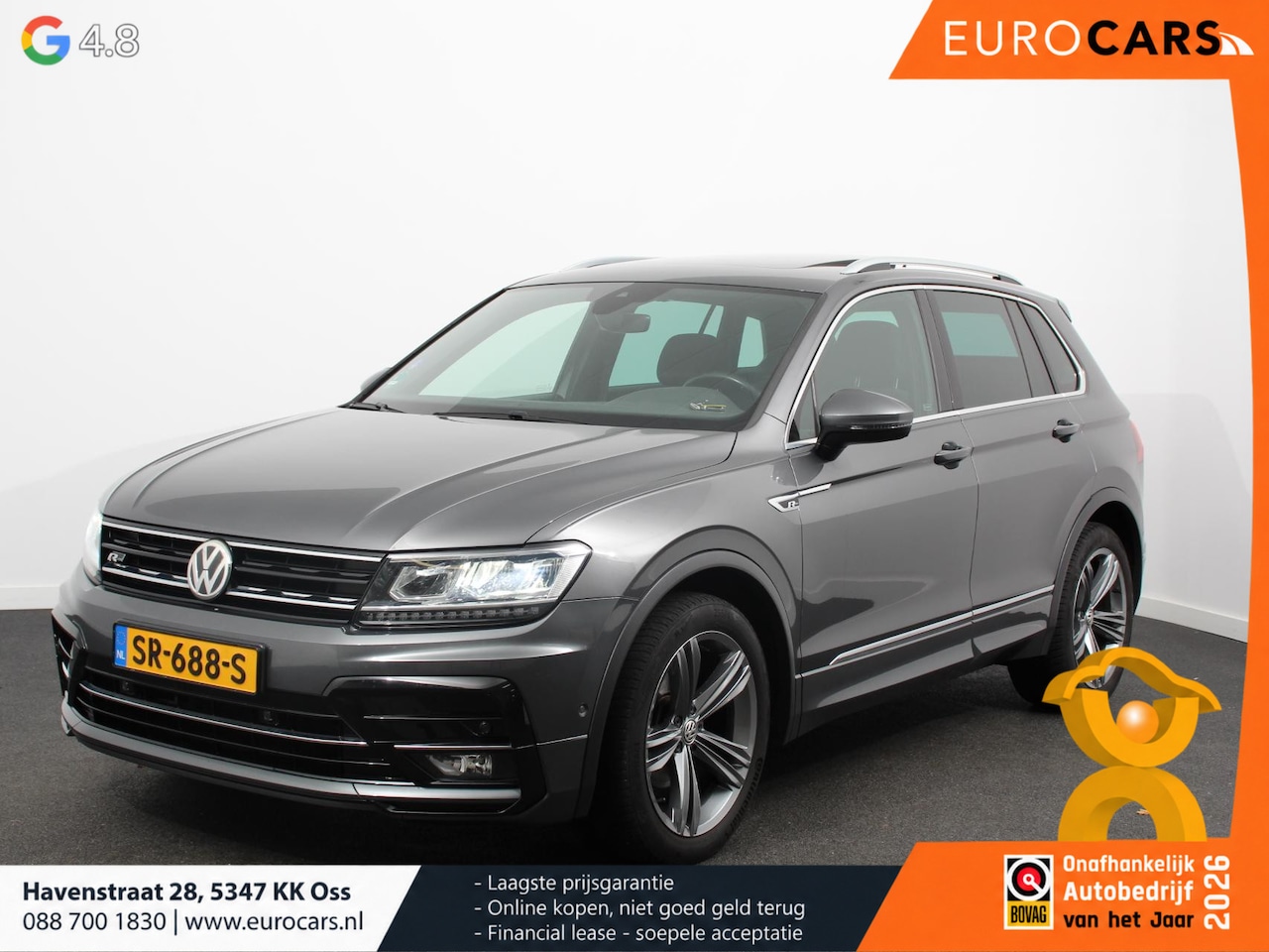 Volkswagen Tiguan - 1.4 TSI ACT Highline Business R Climate Control Panoramadak Navigatiesysteem Handel/Export - AutoWereld.nl