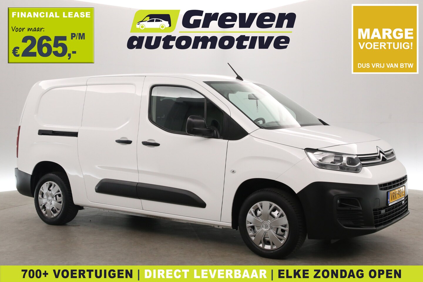Citroën Berlingo - 1.5 BlueHDI L2 | Marge | 3 Zits | Airco | Cruise | Parkeersens. - AutoWereld.nl