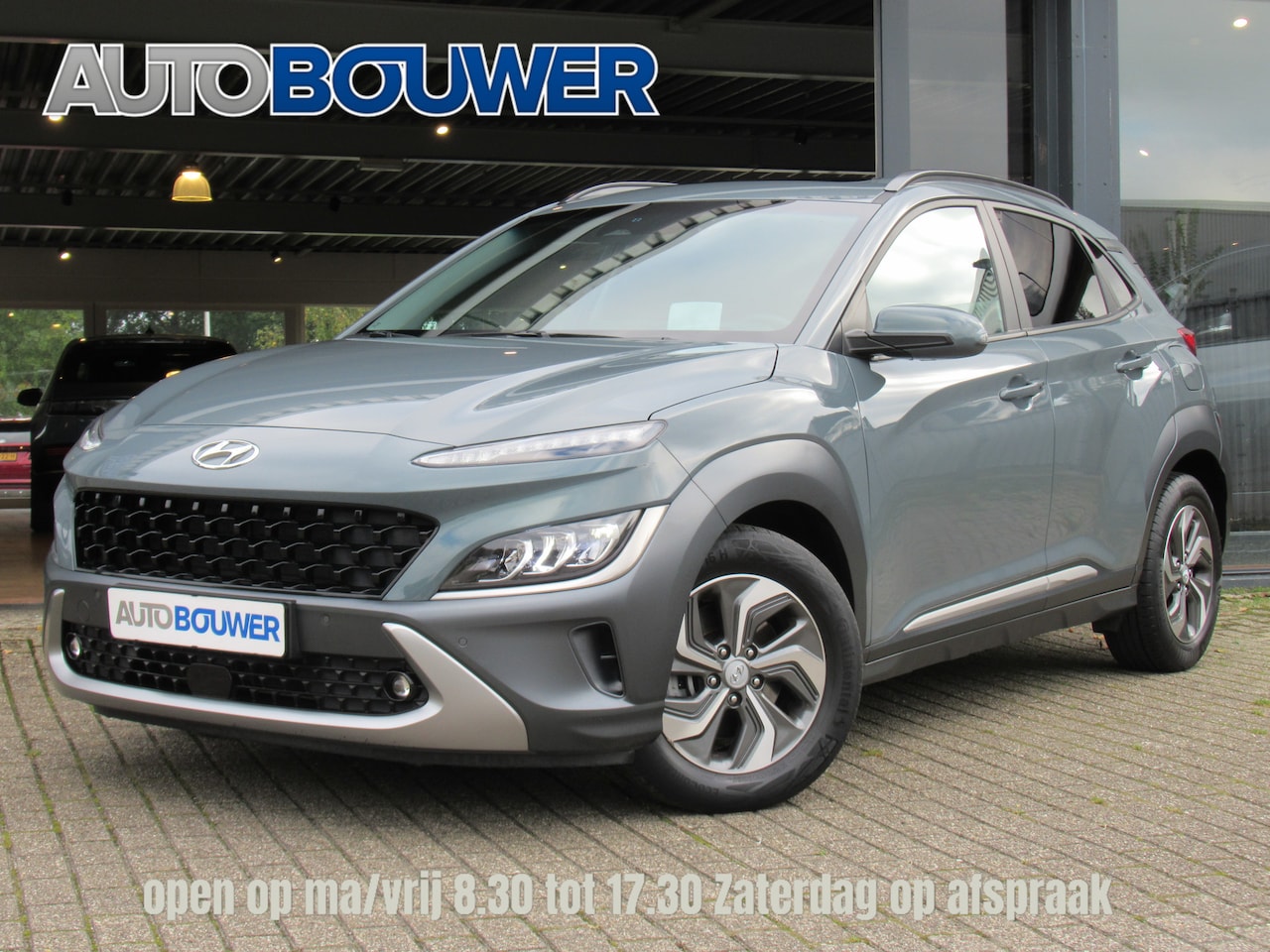 Hyundai Kona - 1.6 GDI HEV Premium Sky 1e eigen | full option ! | leder | schuifdak | LED kopl | navi - AutoWereld.nl