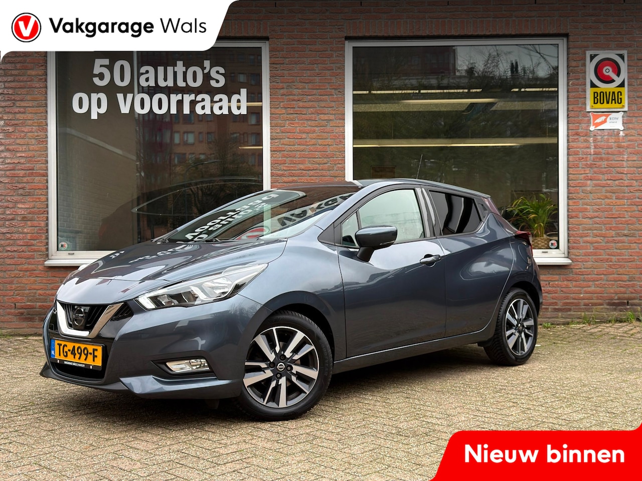 Nissan Micra - 0.9 IG-T N-Connecta | Navi | Cruise | Airco | Camera | Front-assist | NAP - AutoWereld.nl