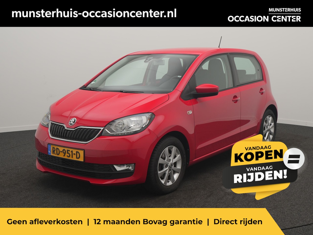 Skoda Citigo - 1.0 Greentech Ambition - RIJKLAARPRIJS - AutoWereld.nl