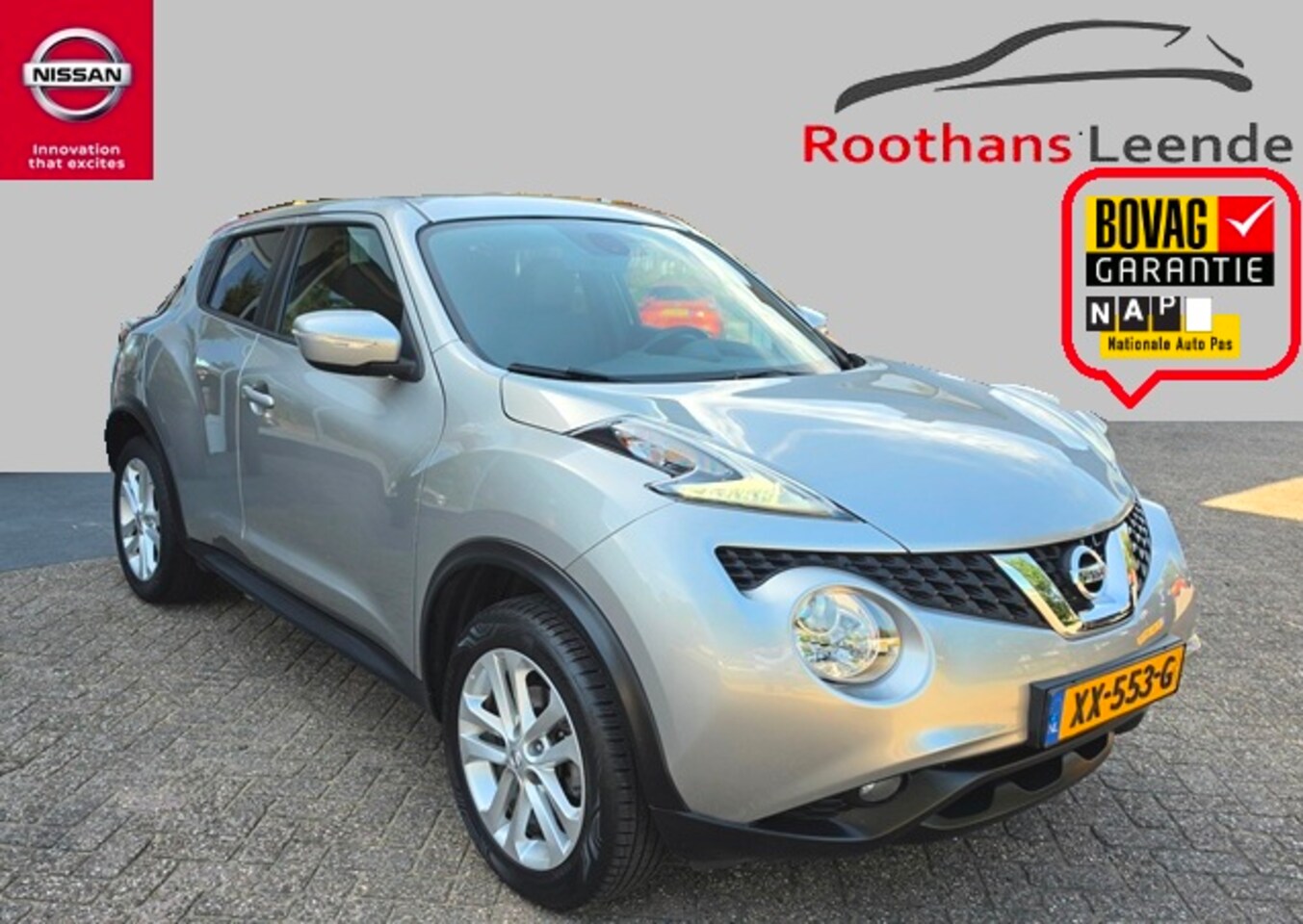 Nissan Juke - 1.2 115PK DIG-Turbo N-Connecta Navi - Camera - Trekhaak 1250KG - AutoWereld.nl