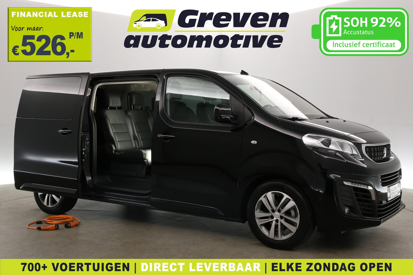 Peugeot Traveller - Elektrisch 75 kWh L2H1 Long Range | 7 Zits | Pano | Snelladen | SOH 92% | Clima | Camera | - AutoWereld.nl