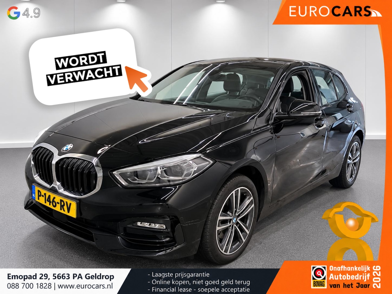 BMW 1-serie - 118i High Executive Navigatie Climate control Sportstoelen M-stuurwiel Parkeersensoren - AutoWereld.nl