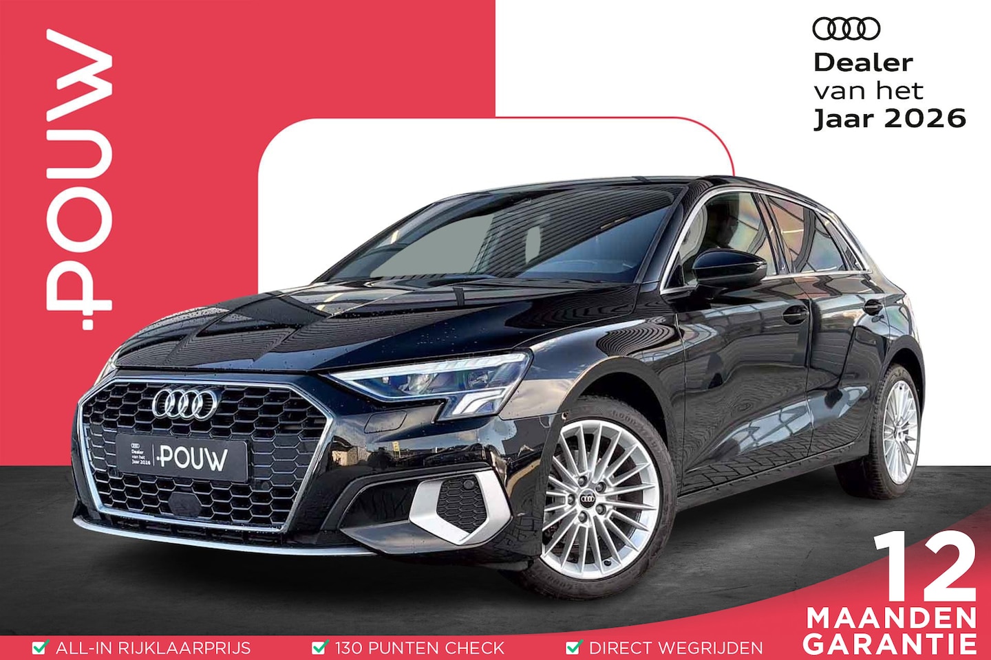 Audi A3 Sportback - 30 TFSI 110pk S-tronic Advanced Edition | Sportstoelen | Navigatie | Full LED | Smartphone - AutoWereld.nl