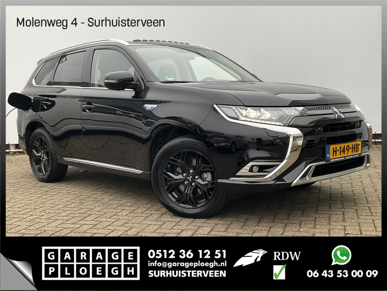 Mitsubishi Outlander - 2.4 PHEV Intense+ Vol opties! Dak H.Leer Trekhaak 360Cam - AutoWereld.nl