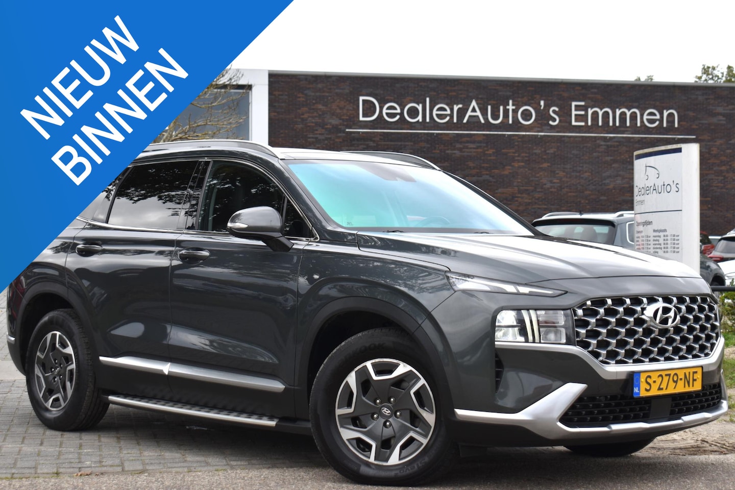 Hyundai Santa Fe - 1.6 T-GDI HEV LEDER PANODAK LMV NAVI - AutoWereld.nl