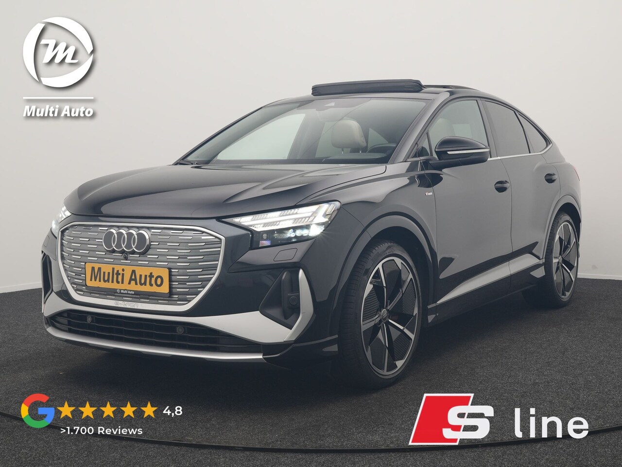 Audi Q4 Sportback e-tron - 35 S Line 55 kWh 170pk Dealer O.H. | Panodak | Adaptive Cruise | Apple Carplay| Navi Full - AutoWereld.nl