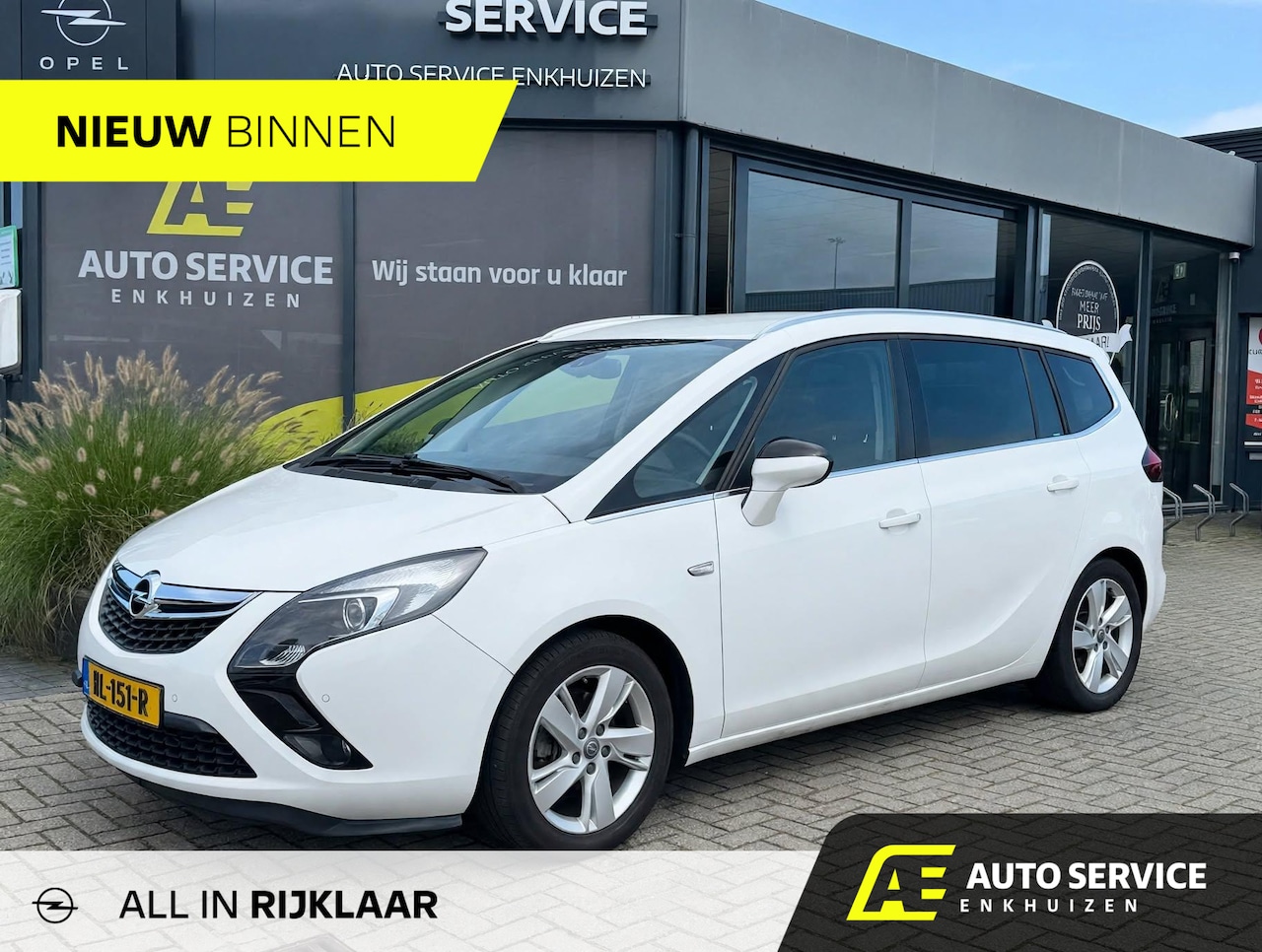 Opel Zafira Tourer - 1.4 Business+ 7p. Rijklaar incl. 12M BOVAG en onderhoudsbeurt-apk | Vol lederen bekleding - AutoWereld.nl