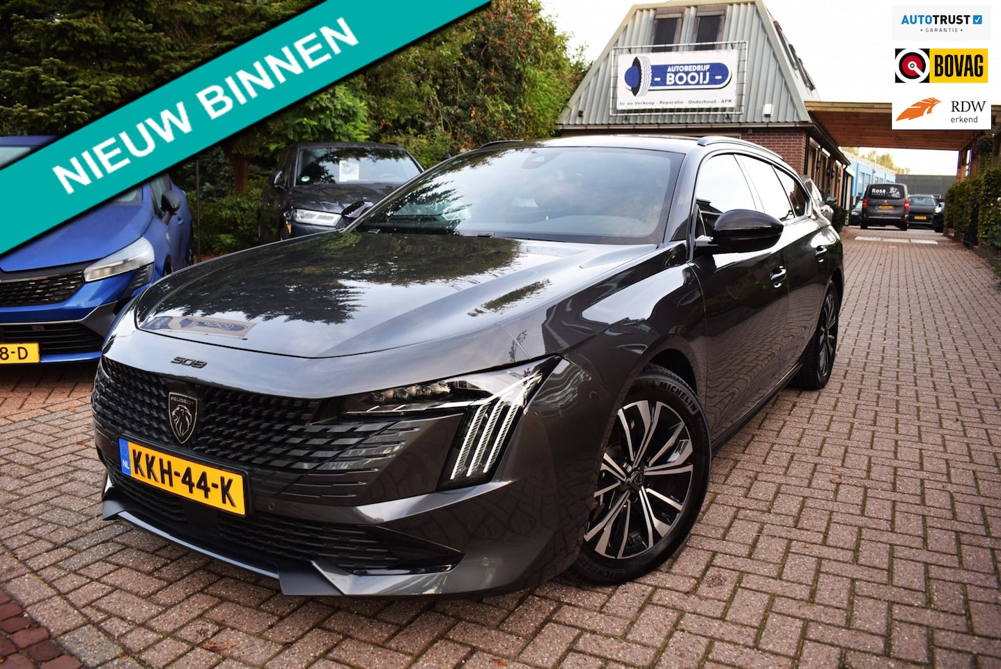 Peugeot 508 SW - 1.6 HYbrid 225 Allure AUTOM/ADAP CRUISE/NAVI/AIRCO/CARPLAY/CAMERA 360 gr/BLUETOOTH/PDC V+A - AutoWereld.nl