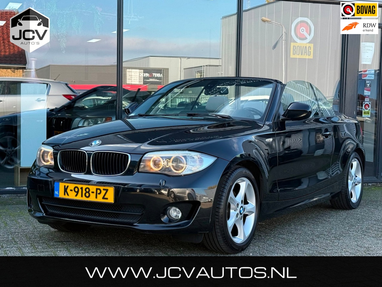 BMW 1-serie Cabrio - 118i High Executive LEER/NAVI/STOELVERWAR - AutoWereld.nl