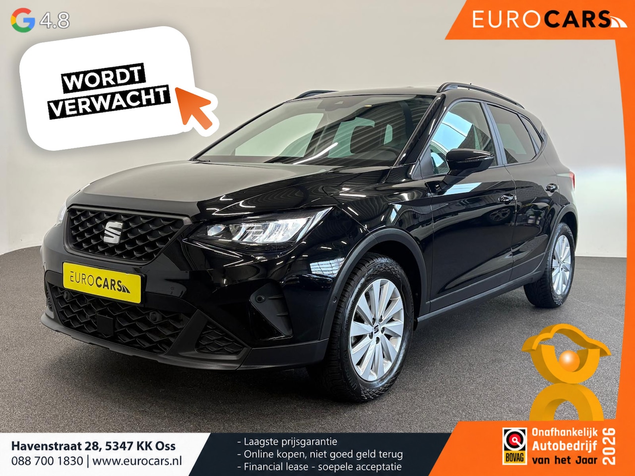 SEAT Arona - 1.0 TSI 110pk Automaat Style Business Connect Climate Control Navigatie Apple Carplay/Andr - AutoWereld.nl