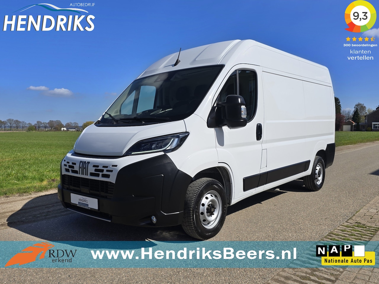 Fiat Ducato - 2.2 MultiJet L2 H2 3.5t - 140 Pk - Euro 6 - Groot Scherm - Navi - ParkeerCamera - Airco - - AutoWereld.nl