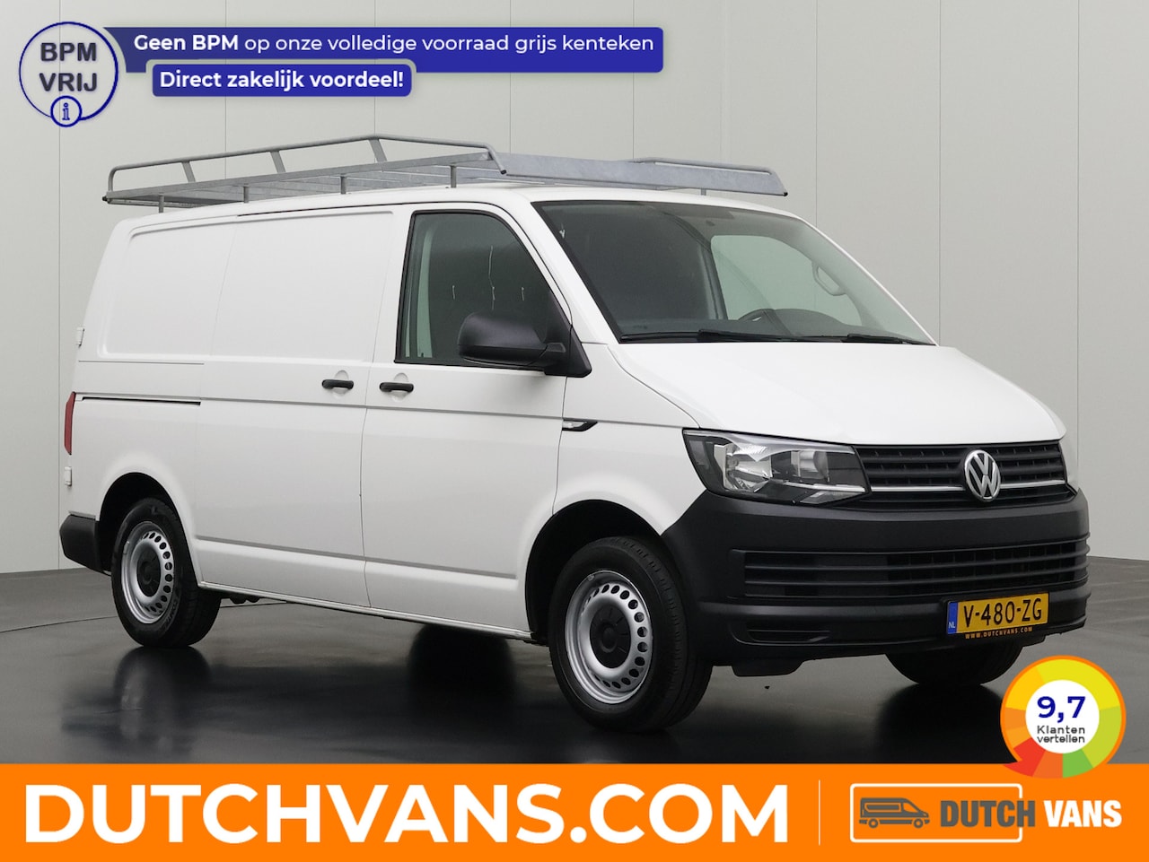 Volkswagen Transporter - 2.0TDI Imperiaal | Trekhaak | Airco | 3-Zits | Kastinrichting | Achterdeuren - AutoWereld.nl