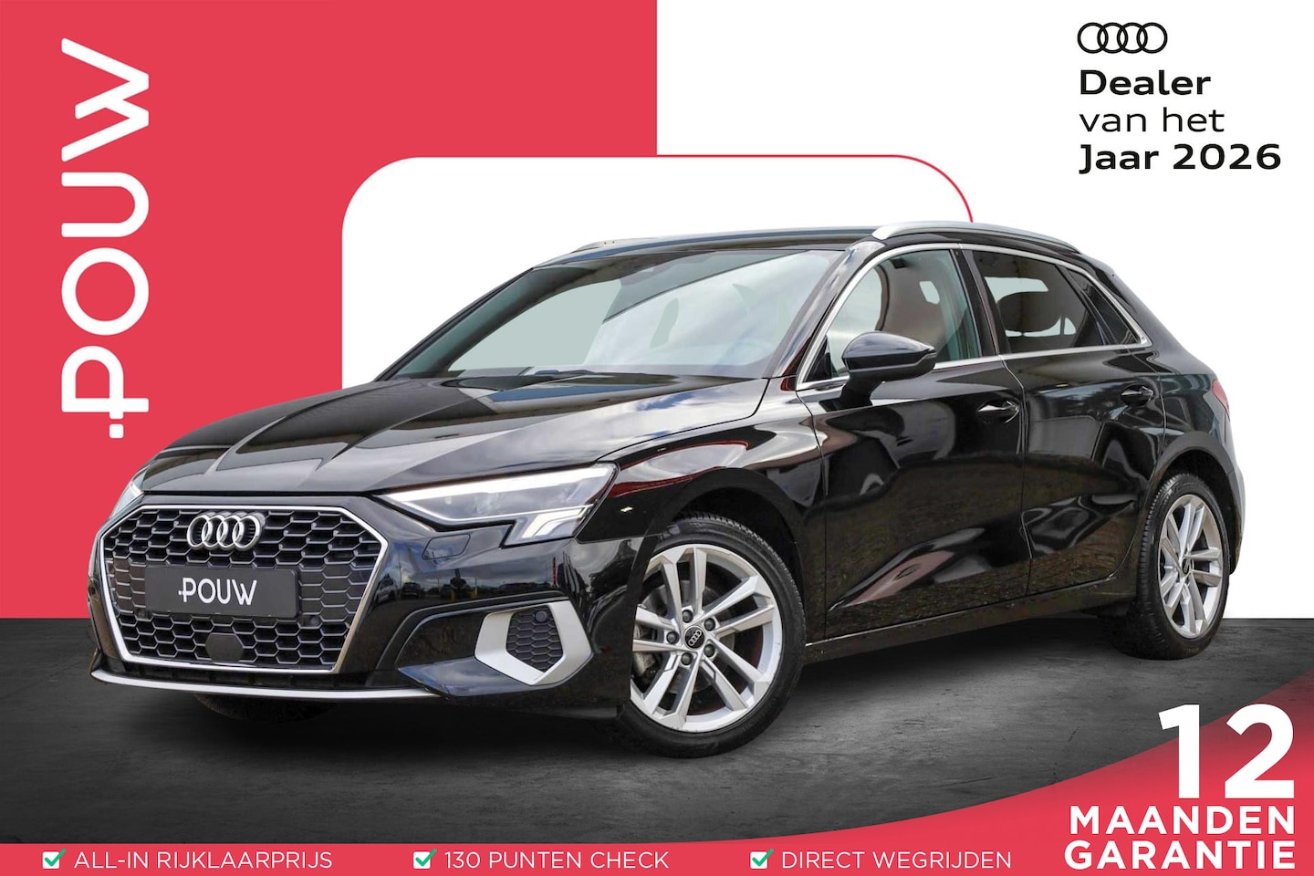Audi A3 Sportback - 35 TFSI 150pk Advanced edition | Parkeersensor | Cruise Control | Apple Carplay/Android Au - AutoWereld.nl