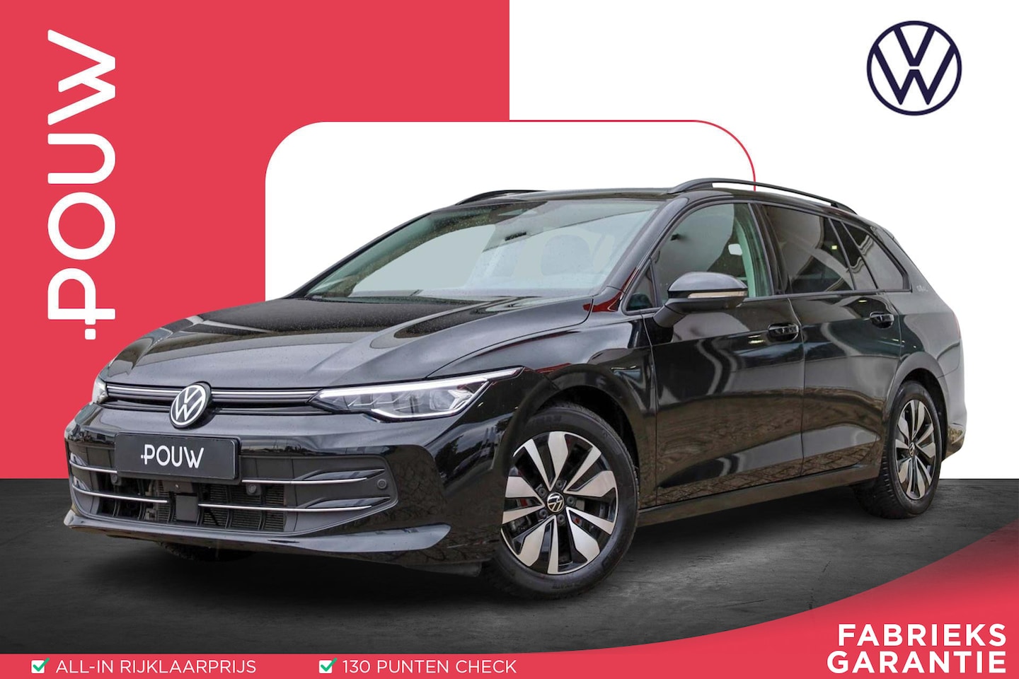 Volkswagen Golf Variant - 1.5 eTSI 150pk DSG Life Edition | Achteruitrijcamera | Trekhaak | Stoelverwarming - AutoWereld.nl