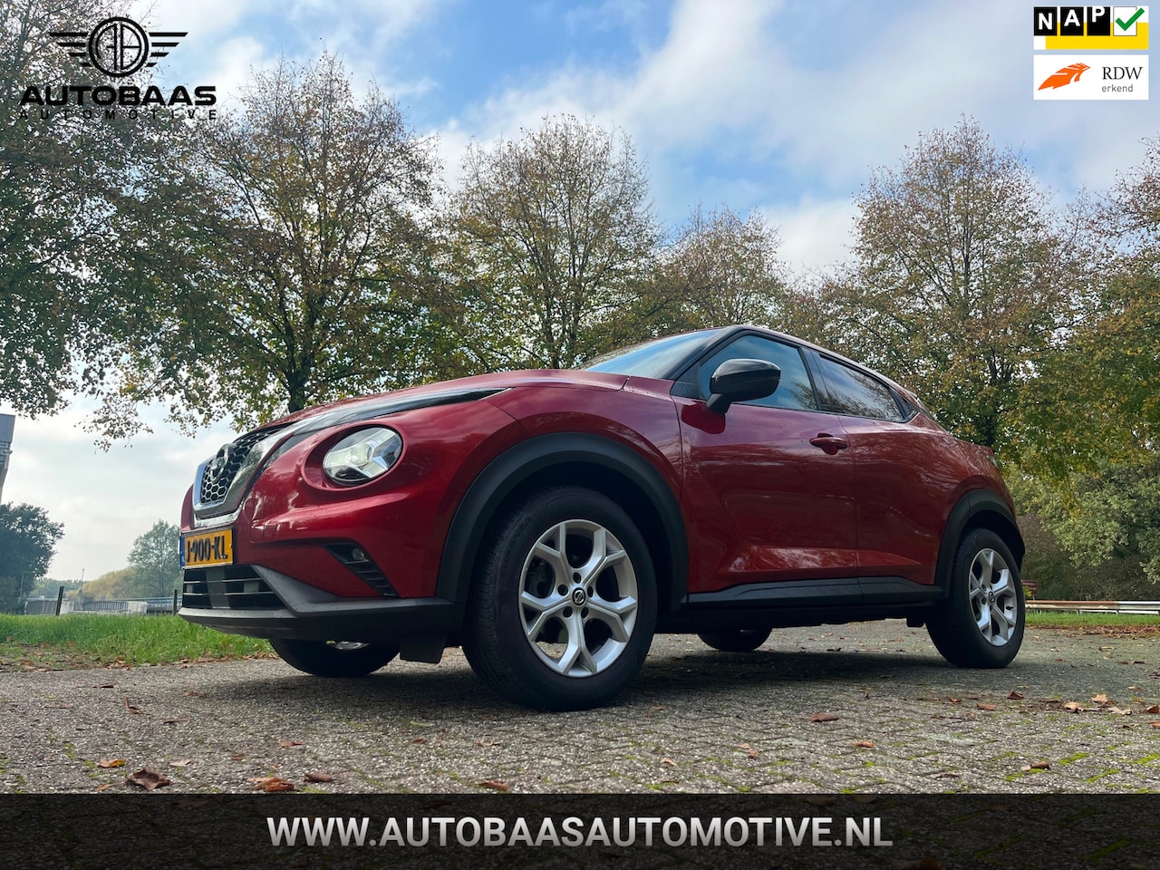 Nissan Juke - 1.0 DIG-T N-Connecta **APK 03-2028**NW MODEL* NL-AUTO+NAP+1EIG+FULL LED+CAMERA+NAVI APPLE - AutoWereld.nl