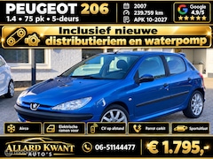 Peugeot 206 - 1.4 (75pk) / Apk 10-2027 / 5 drs. / Airco