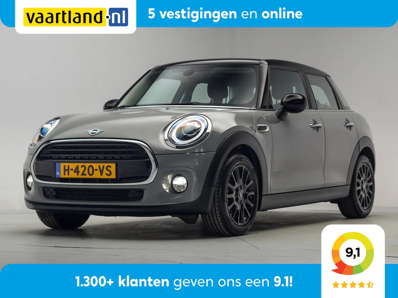 MINI Cooper - 1.5 Cooper 136pk Business Edition 5-drs [ LED Navi Climate ] - AutoWereld.nl