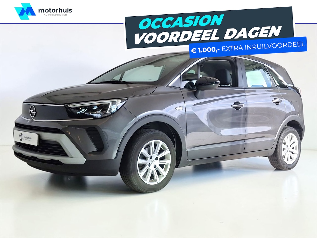 Opel Crossland - 1.2 Turbo Elegance NAVI CARPLAY ECC - AutoWereld.nl