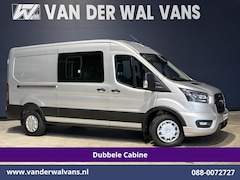 Ford Transit - 2.0 TDCI 185pk L3H2 Dubbele Cabine Euro6 Airco | 5-Zits | Camera | Navigatie | Apple Carpl