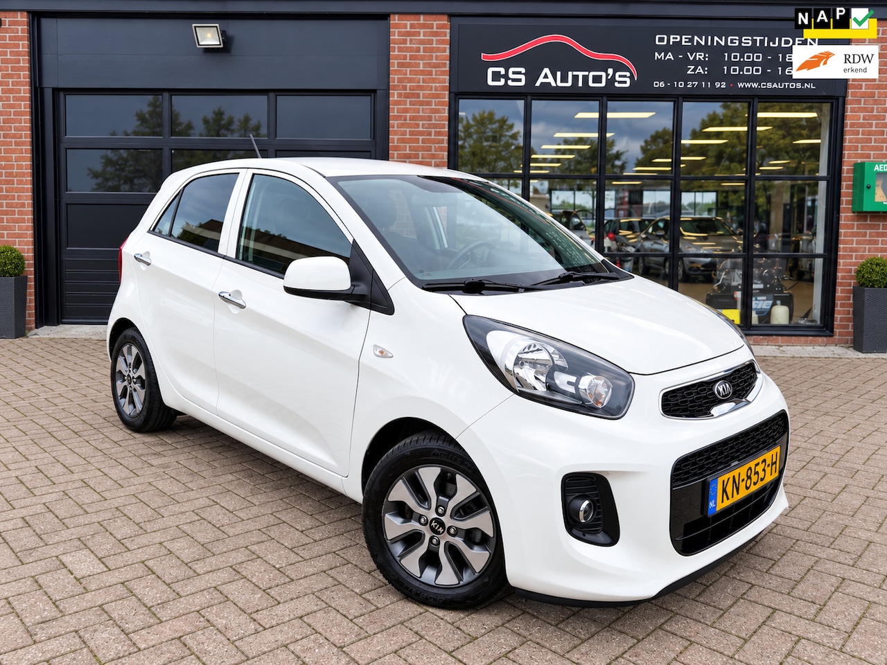Kia Picanto - 1.0 CVVT ComfortPlusLine|12-2016|airco|cruise.control|navi|dab|camera|nap - AutoWereld.nl