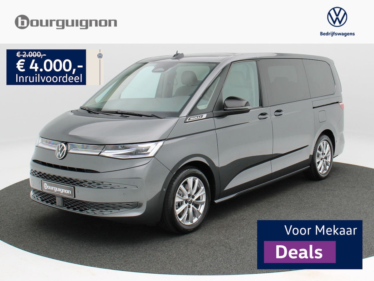 Volkswagen Multivan - Bulli L2 1.5 eHybrid EU6 180 kW/245pk DSG 4Motion | Incl BTW/BPM | 7 zitplaatsen vis-a-vis - AutoWereld.nl